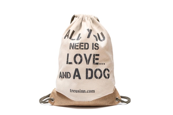 Turnbeutel All you need is love and a dog