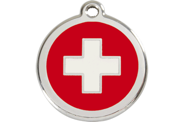 Namensschild Schweizer Kreuz